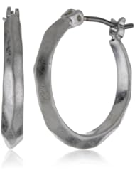 Kenneth Cole New York Silver-Tone Hoop Earrings
