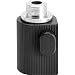 On Stage 35456 Quik Release Mic Adapter Black - On Stage QK10-B