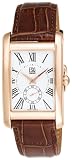 ESQ by Movado Men's 7301337 Filmore Brown Leather Strap Silver Dial Watch