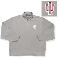 Indiana Hoosiers NCAA "Glacier" Fleece Pullover Sweatshirt (Heather)