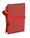 Semikolon Leporello Linen Photo Album, Red (63504)