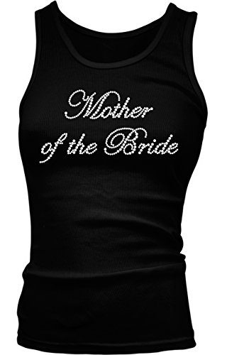 Rhinestone Mother Of The Bride Girls / Juniors Tank Top T-shirt