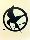 Hunger Games Mocking Jay Sticker Decal Black
