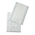 SwaddleDesigns Baby Burpies 2-pc. Set - Light Blue Mod Circles