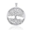 Wiccan Twisted Tree of Life Amulet Sterling Silver Pendant
