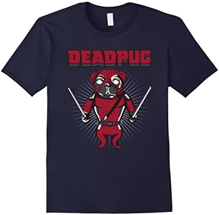 Men's DeadPug T-Shirt Medium Navy