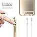iPhone 6 case, Caseology® [Dual Bumper Clearback] [Gold] DIY Customization Fusion Hybrid Cover [Shock Absorbent] Apple iPhone 6 case