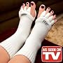 As Seen On TV! Foot Alignment Socks, size Large