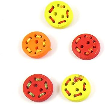 200 Pieces Sewing Buttons 2311 Mixed Round Wood Crafts Flatback Accessories Fasteners Clothing Sew On