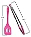 Primed 6-piece Kitchen Silicone Cooking Utensil Set with Spatula, 2 Ladle, Mixing Spoon, Spatula Spoon, Tong
