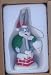 Bugs Bunny Looney Tunes Hard Plastic Christmas Ornament From 1990-91
