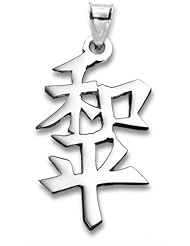 Sterling Silver Chinese "Peace" Kanji Symbol Charm