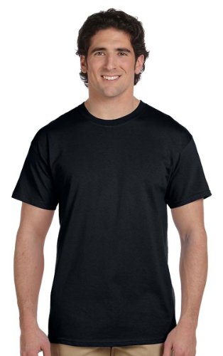 Fruit of the Loom 100% Heavy Cotton T-Shirt, Black, XL ( Pack2 )