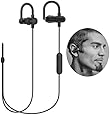 [Upgrade QY8] QY11 Bluetooth Headphones with Memory Metal Ear Hooks Wireless Bluetooth V4.1 Stereo Running Headset Sweatproof QCY APT-X In-Ear Sports Earbuds Earphones Built-in Microphone-Black