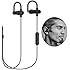 [Upgrade QY8] QY11 Bluetooth Headphones with Memory Metal Ear Hooks Wireless Bluetooth V4.1 Stereo Running Headset Sweatproof QCY APT-X In-Ear Sports Earbuds Earphones Built-in Microphone-Black