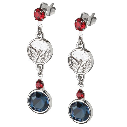 NHL Washington Capitals Crystal Logo Earrings