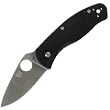 Spyderco Persistence C136GP Plain Edge Knife, Black Spyderco Persistence C136GP Plain Edge Knife, Black