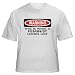 WARNING THIS IS WHAT A FEMINIST LOOKS LIKE Adult T-Shirt Various Colors