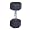 Cap Barbell Rubber Coated Hex Dumbbell with Contoured Chrome Handle (40-Pound)
