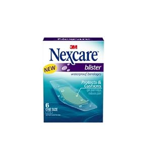 Nexcare BWB-06 Blister Waterproof Bandages, One Size, 6 Count, (Pack of 6)
