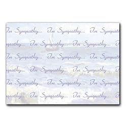 In Sympathy with Seascapes near les Saintes Maries - 5" x 7" Vellum Overlay Greeting Card
