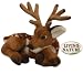 Deer with antlers plush soft toy - 28cm