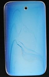 Opalite Rectangle Pendant - 1.5mm Hole - 25x50mm