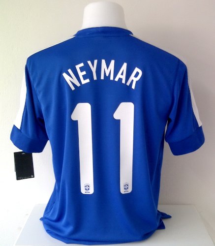 NEYMAR#11 Brazil Away Soccer Jersey 2013/14(size M)