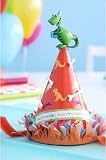 Glitterville Dinosaur Birthday Party Hat