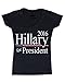 Shop4Ever Hillary For President 2016 Women's V-Neck T-shirt Political Shirts SLIM FIT