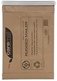 IMAGE OF CareMail Recycled Self-Seal Rugged Mailers, Padded Envelopes, 10.5 x 14.75 Inches, 25 Pack (1143554)