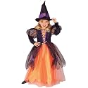 GIRLS PRETTY WITCH HALLOWEEN COSTUME 5/7 MEDIUM