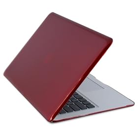 Speck Products MBA-CNB-SEE MacBook Air See Thru Hard Case (Cranberry)