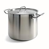 Danesco Gastronome Pro Stainless Steel 12.6-Quart High Casserole with Lid