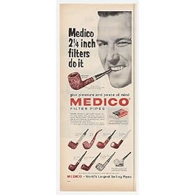 1967 Medico Filter Pipes Print Ad (3994)