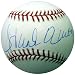 Hank Aaron Autographed Signed MLB Baseball Steiner COA