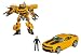 Hasbro Year 2009 Transformers Movie Series 2 "Revenge of the Fallen" Human Alliance Set - Voyager Class 7 Inch Tall Camaro Concept BUMBLEBEE with Flip Out Cannon Plus Sam Witwicky Mini-Figure_s-2