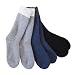 Women's 3 Pack Thermal Wool Socks Style 1241 C01 Black, Natural Gray and Denim