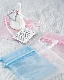 Large Sheer Rectangular Organza Bags - Ivory - 10 per package