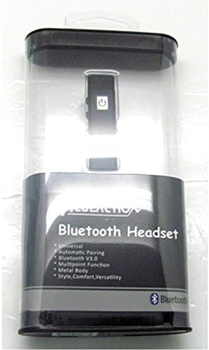 BlueAction BAE033 bluetooth headset earpiece + charger for iPhone 3G 3Gs 4 4g Blackberry, Motorola Droid, Palm Pixi, HTC Eris Nexus (advanced nosie cancellation, retail unopen packaging w/ 3 year warranty)