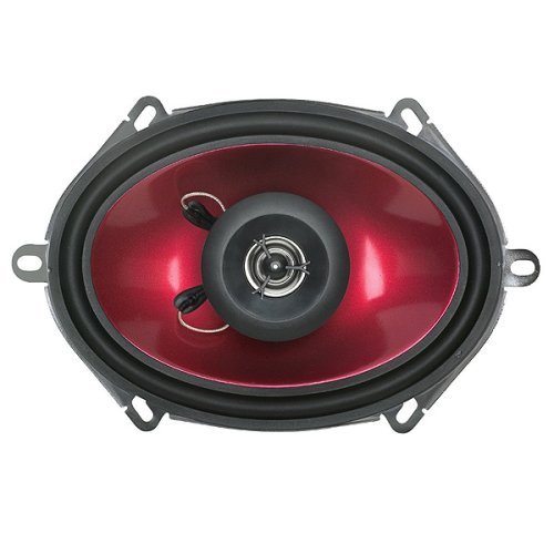 Visonik 2-Way 200-Watt 6x9 Car Speakers - Red/ Black