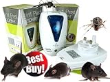 SPECIAL OFFER VERMATIK TWIN PACK 4 IN 1 ULTRASONIC RATS MICE SPIDER INSECT REPELLER WITH BUILT IN NIGHT LIGHT AND AIR PURIFIER