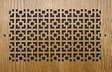 Pattern Cut 3008A Cherry A A Series 8 x 30 Wood Return Air Register