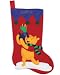 Janlynn Pooh's Presents Stocking Felt Applique Kit 18" Long 1133-25, 1 Item(s)/Order