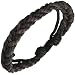 Black and Brown Braided Hemp Bracelet