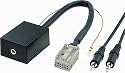 Line IN AUX - Audi / Seat / Skoda / VW - Quadlock MOST 12Pin | RCA / chinch / 3.5mm Klinke