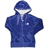 Chicago Cubs Women's Purple Velour Jacket by Antigua