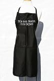 Black It's Not Burnt, It's Cajun Embroidered Apron