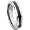 Tungsten Carbide 6MM Carbon Fiber Inlay Wedding Band Ring Sz 5.0 SN#385