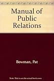 Manual of public relations